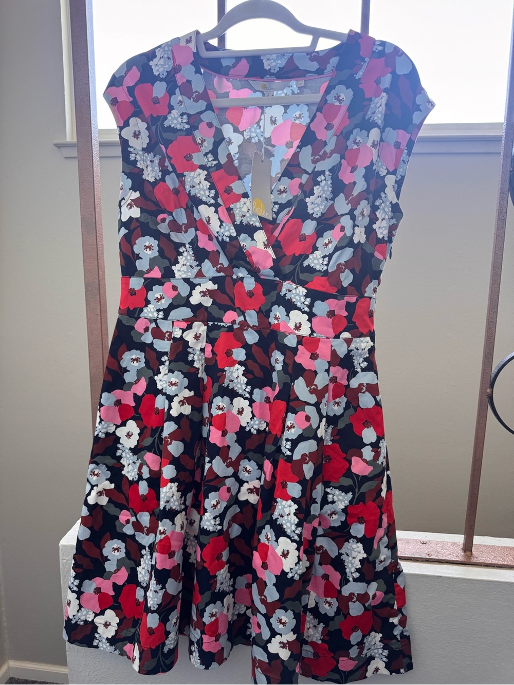 Boden NWT Clemmie Floral Faux Wrap Dress
